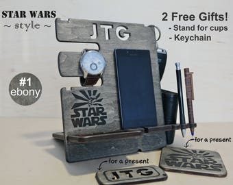 Gift for Men, Gift for Him, Gift for Husband, Gift for Her, Mens Birthday Gift, Gift for Dad, Docking station, iphone dock, mens gift, decor