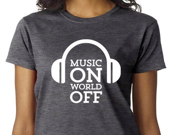 Music on world off | Etsy