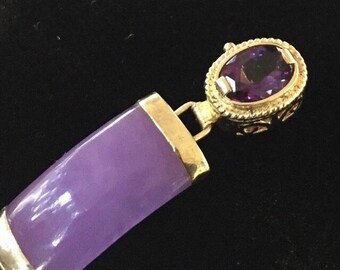 14k Lavender Jade Bracelet SALE