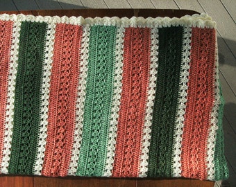 84"X64" Full/Queen - handmade afghan blanket