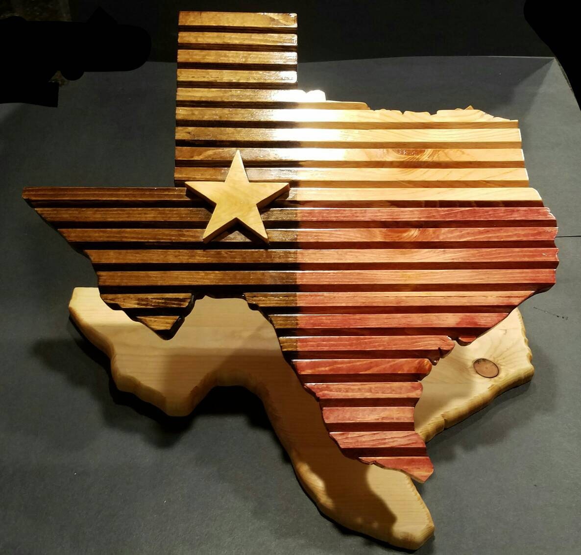 Texas Challenge Coin Display