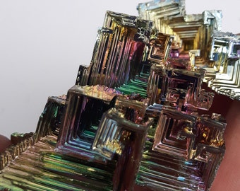 ON SALE 30 % OFF 118 Gram Multicoulored Bismuth Crystal