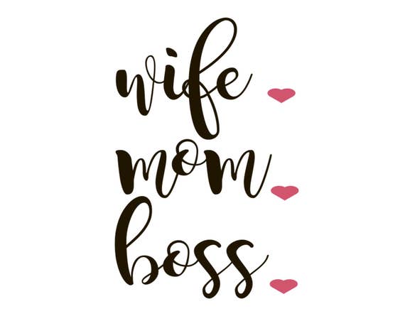 Download Wife Mom Boss Svg Mom Life Eps Dxf Png Momma Cutting File