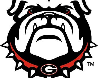 Georgia Bulldogs Cornhole Decals / SET of 2 #3
