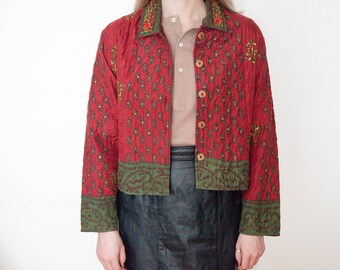 Vintage Silk Beaded Jacket