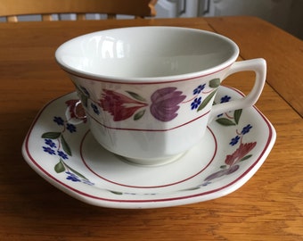 Adams Old Colonial Ironstone cup and saucer