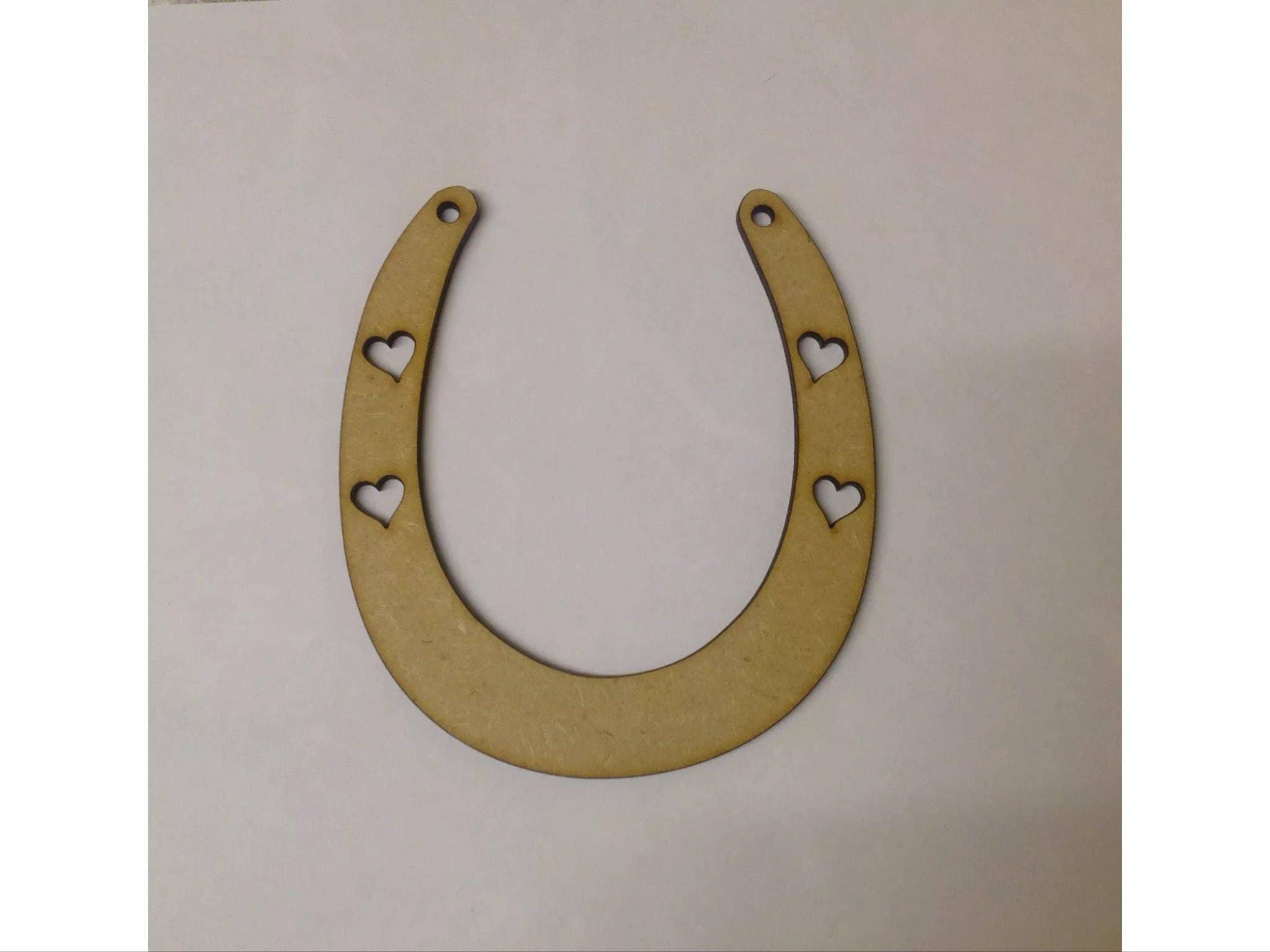 5 x Wooden Horseshoe from Jdhlcrafts on Etsy Studio