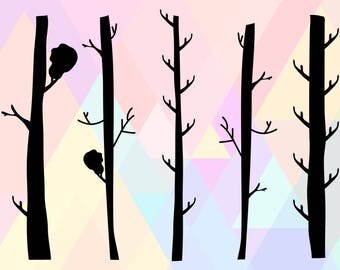 Tree Svg File | Tree SVG Designs | Tree Dxf | Tree Cricut Svg | Tree Trunk Svg File | Tree Clipart Svg | Tree Cut File | Tree Vector SVG