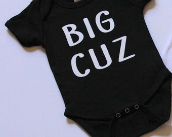 Big Cuz Bodysuit, cousin Bodysuit, big cousin bodysuit, cousins