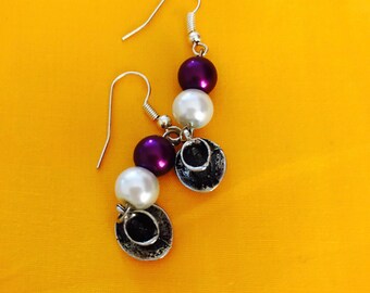 Teacup earrings