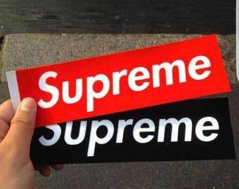 Supreme decal vinyl / sticker x2
