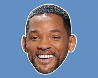 Excited Will Smith Mask by RapMasks