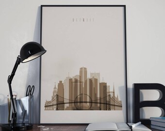 Detroit Wall Art detroit skyline canvas in b&w detroit large wall art detroit Detroit Wall Art detroit skyline canvas in b&w detroit large wall art detroit
