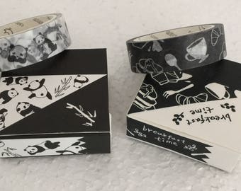 Black & White Washi Tape - Various Designs
