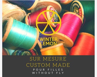 Sous-vêtements uniques et super-confortables pour enfants fait avec amour à la main de matériaux revalorisés pour fille et garçon sur mesure