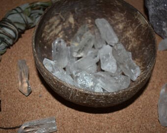 Clear quartz points