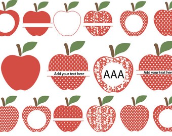 70 % OFF, Apple SVG, Monogram Apple SVG Frames, Apple Monogram Frame svg, png, eps, dxf,Apple Split Monogram Svg,Svg Files,Circle Frames Svg