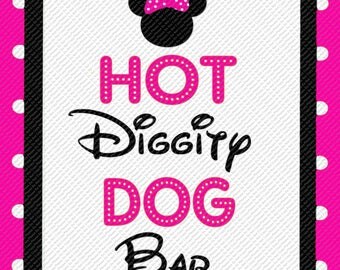 Hot diggity dog bar | Etsy