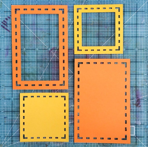 Download Stitched shapes, dotted lines scrapbooking frame, border ...
