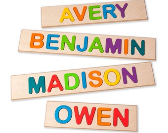 Children's Personalized Wooden Name Puzzle