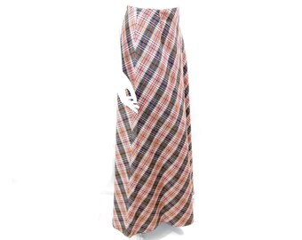 90’s 00’s Chestnut Brown Tencel Maxi Skirt by L.l.bean main image 1