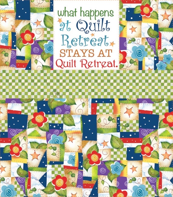 Quilt Retreat Project! This fun project is a great gift. from
