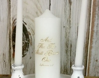 Unity Candles, Wedding Unity Candles, Wedding Decor, 3 Wedding Candles for Candleholders