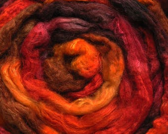 150g Space-dyed Baby Camel Down/ Silk Top 50/50 - Plum Pudding