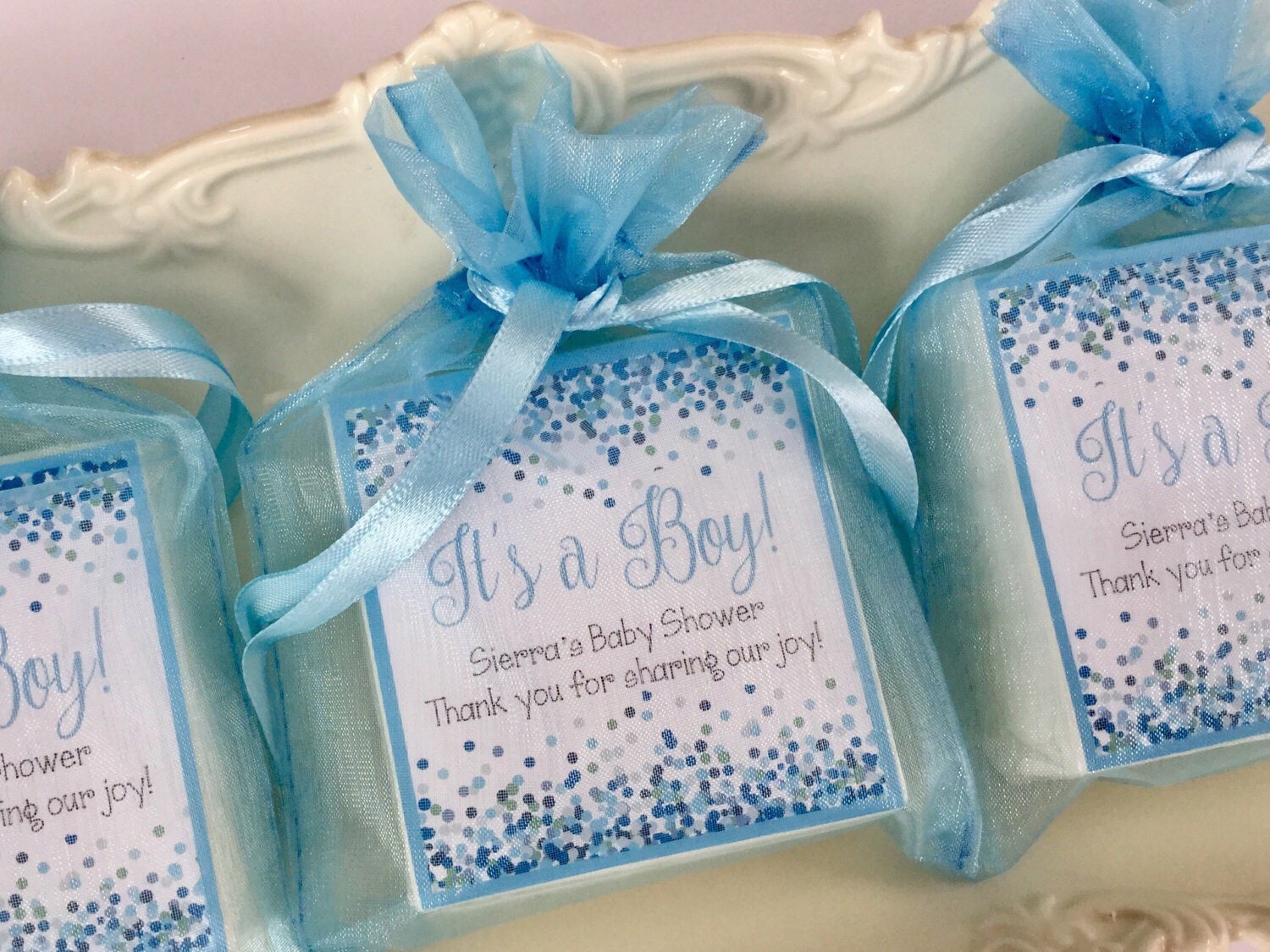 Baby Boy favors shower favors soap favors set of 10