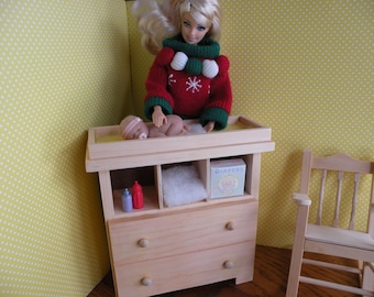 Barbie Baby Changing Table/ Table Only