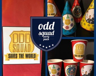 Odd Squad | Secret Agent Birthday SUPER Party PACK for 12