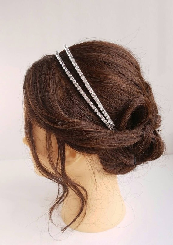 Rhinestone Headband Crystal Headband Bridal Tiara