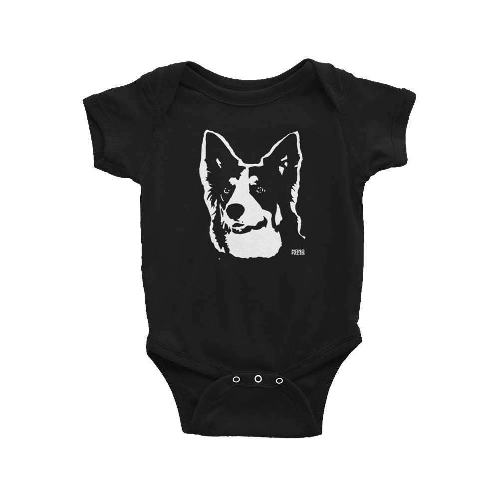 Border Collie Baby Onepiece Custom Baby Boy Clothes Baby