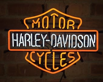 Harley davidson sign | Etsy