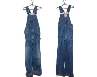SML | 1950's Washington Dee Cee Low Back Sanforized Denim Overalls