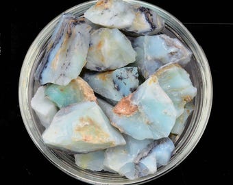Heavenly! 1 Andean BLUE OPAL Rough Raw Chunk Slab Specimen Healing Crystal and Stone #BP24