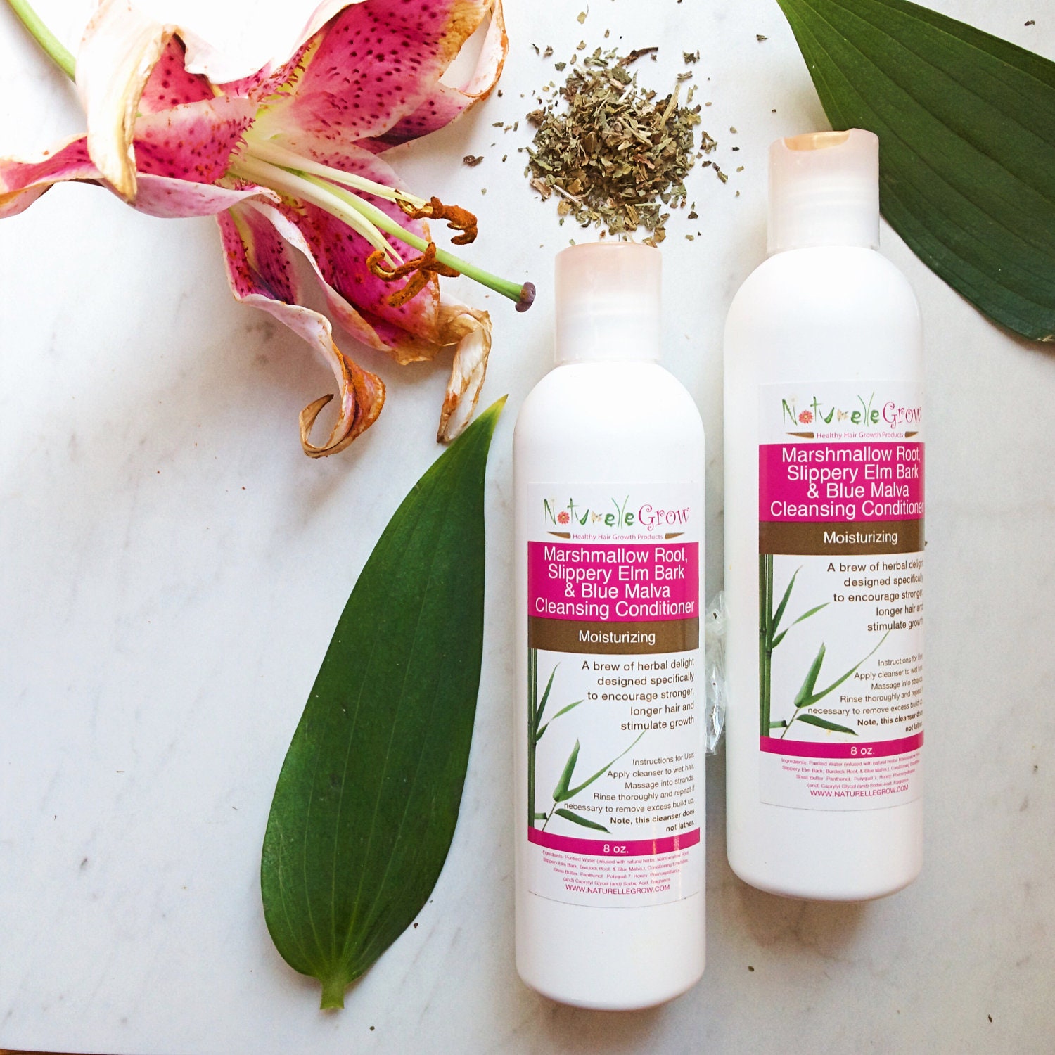 Marshmallow Root Slippery Elm Hair Growth Shampoo Cowash