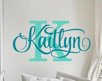 Girl Name Wall Decal Girls Name Decal Girl Name Decor Girl Bedroom Name Decal Wall Decal Wall Decor Girl Bedroom Decal Girl Name Wall Decor