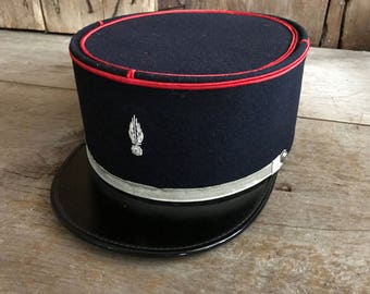1950s French Pompiers Firemans Cap, Firefighter Uniform Hat, Army Military, French Memorabilia
