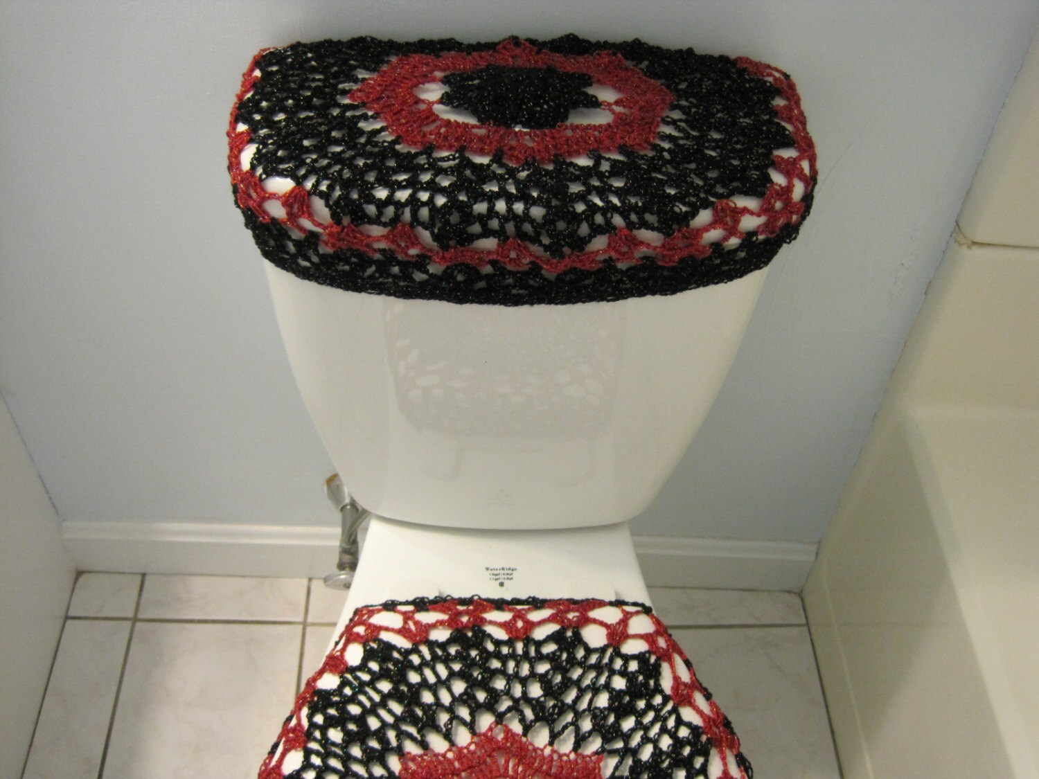 Crochet Toilet Tank Lid Cover or Crochet Toilet Seat Cover