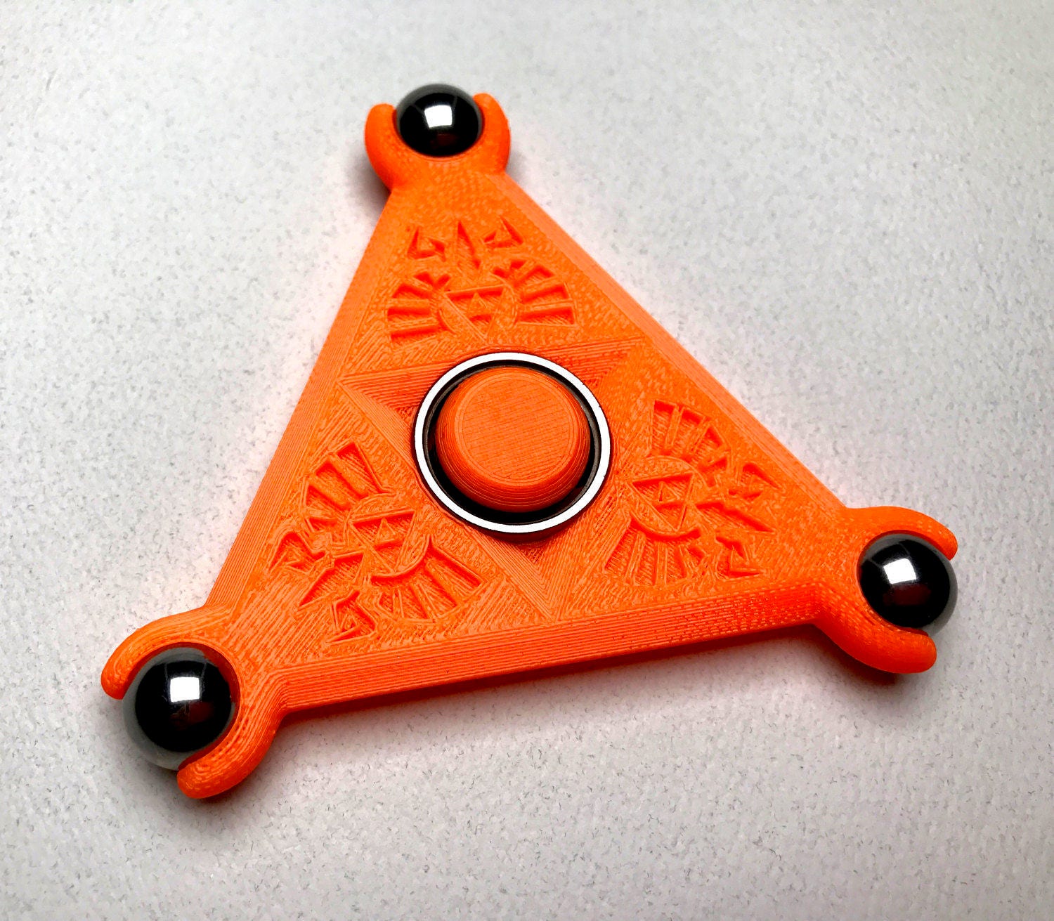 Zelda Triforce Fidget Spinner 3D printed toy