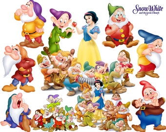 BEST collection of 150 Disney's Snow White Clipart - 150 high quality SNOW WHITE clipart - 150 Snow White Graphics !!!