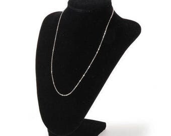 BLACK VELVET 9 Inch High DISPLAY Bust for Necklaces and Scarves - New !!