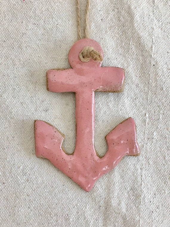 Ceramic Anchor Ornament