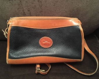Vintage Dooney And Bourke Black Crossbody Purse
