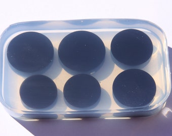 Ear gauges and ear tunnels clear silicone mold for Make at home resin plugs Size 25mm 28mm 32mm(3-51) Handmade mold