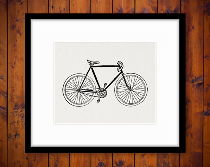 Printable Vintage Bicycle Image Download Antique Bike Digital Graphic Artwork Clip Art Jpg Png Eps HQ 300dpi No.4301