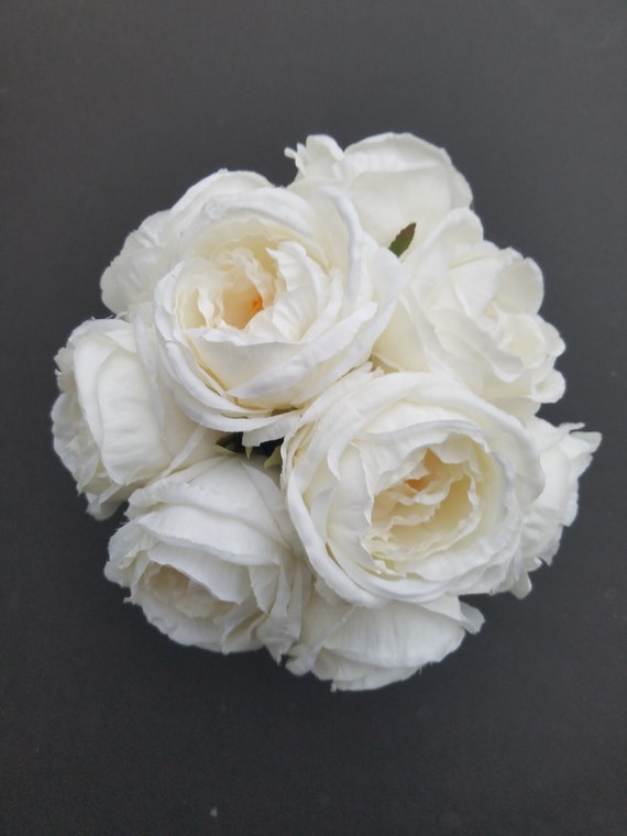 Ivory Garden Rose Wedding Bouquet