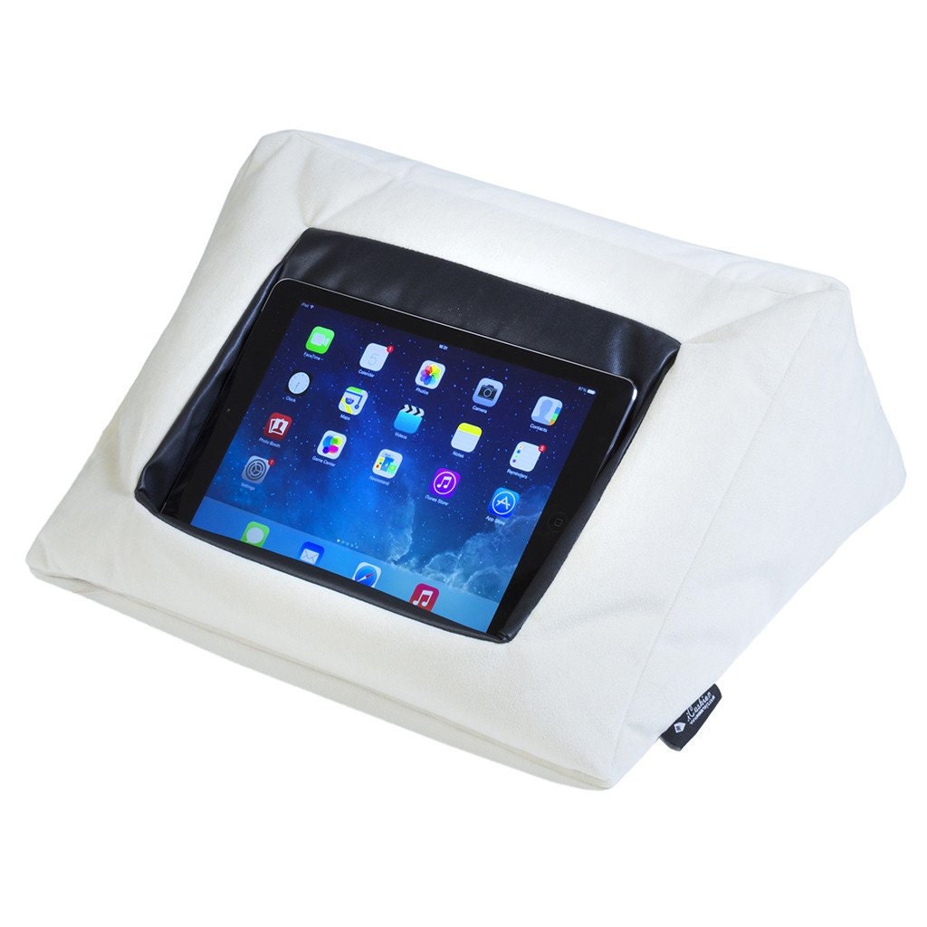 IPad Cushion Pillow Stand Holder ICushion Velvet White   Il Fullxfull.1130312481 Okhy 