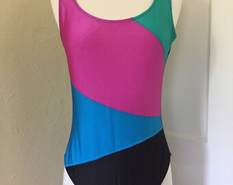 Travel neon pink extreme cut out lace body exercise gold